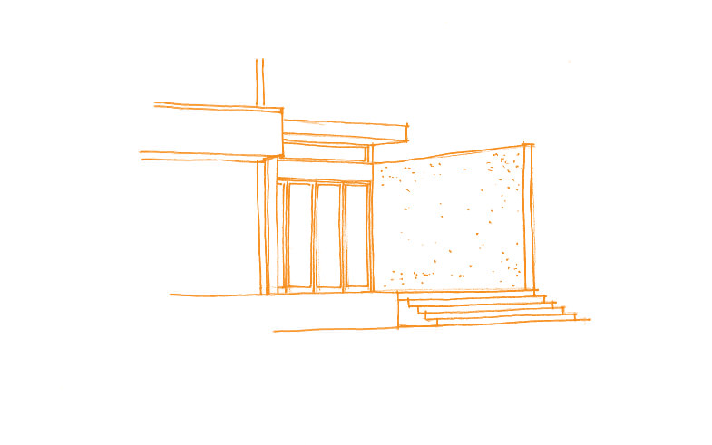 Orange Line Drawing Template Crosson Architects