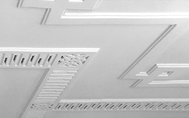 detail of ceiling heritage conservation