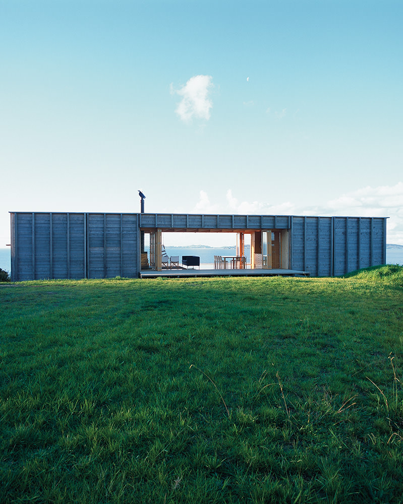 Architectural timber beach house NZ