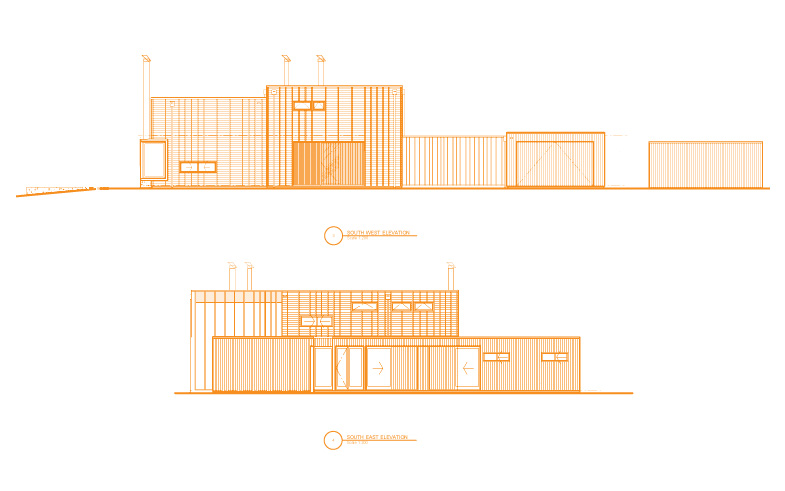 elevations of architectural house design