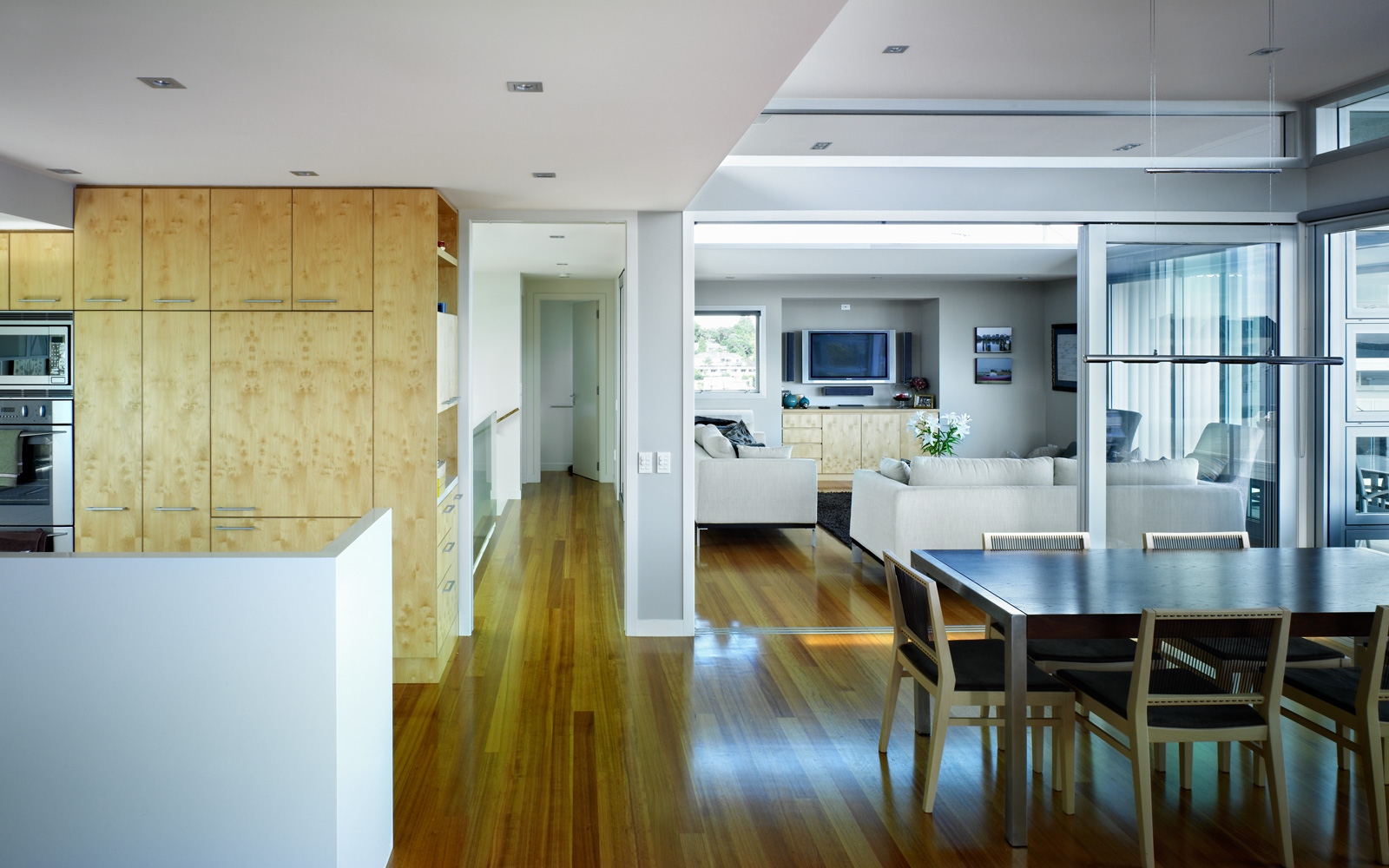 architectural interior kitchen and dining