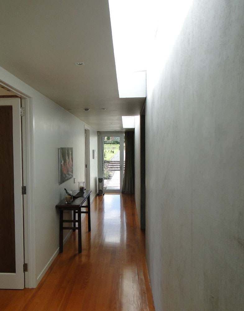 skylight in house hallway