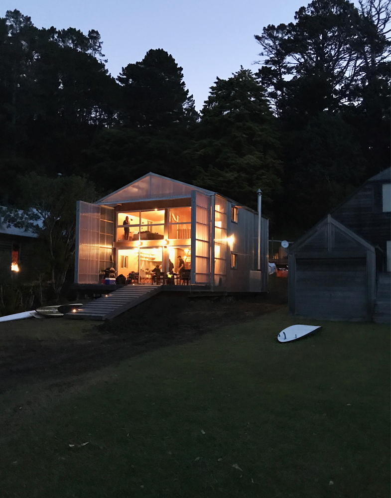 Kawau Island House at Night