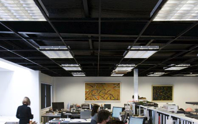 office interior of crosson architects