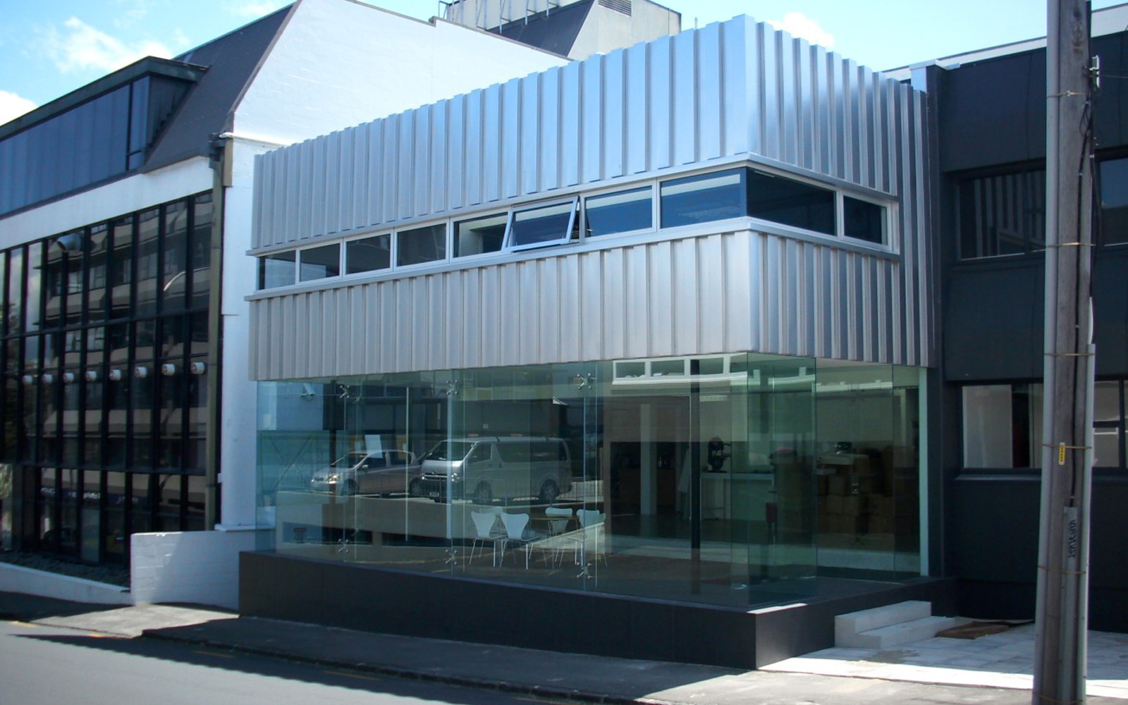 metal cladding modern office