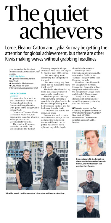 ken crosson in sunday star times