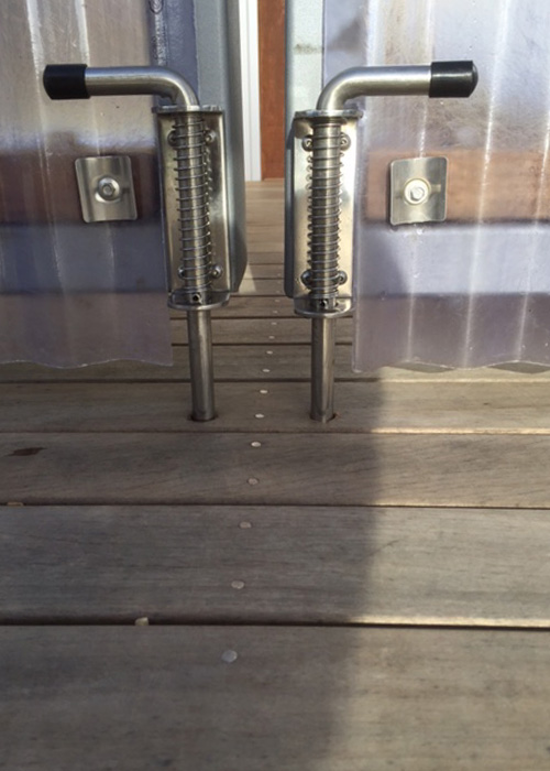 kawau house lock detail