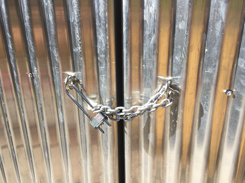 kawau padlock detail